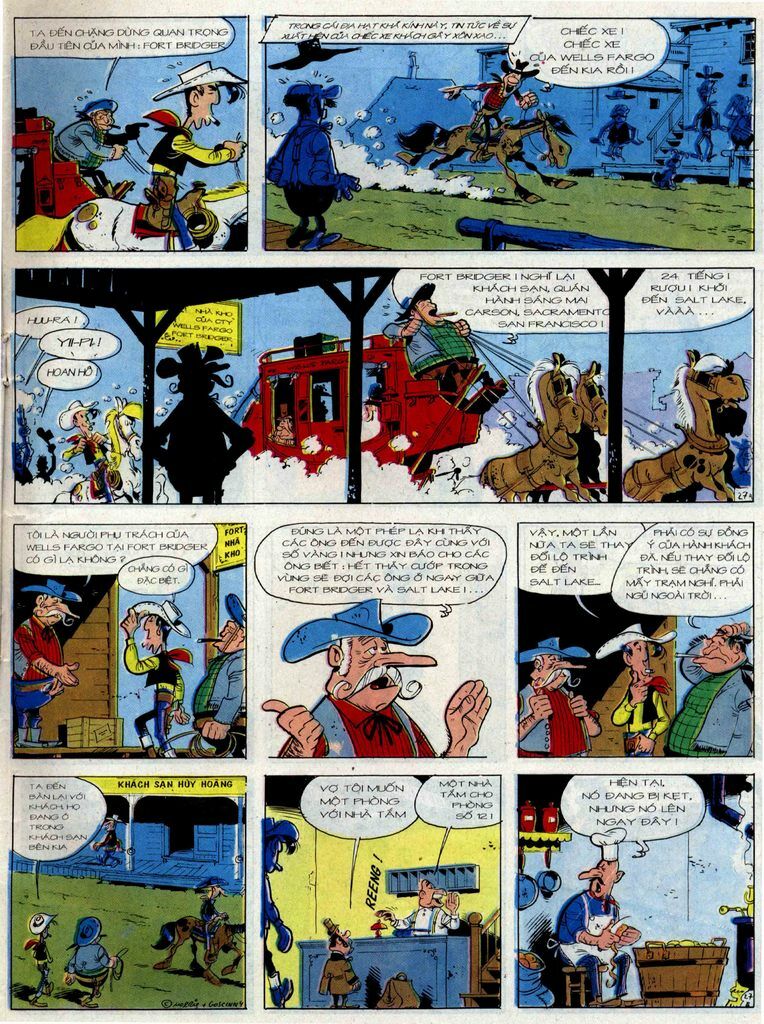 Lucky Luke: Chapter 36: - Chuyen Xe Bao Tap