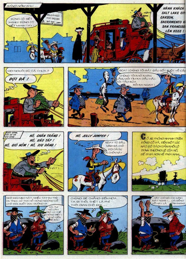 Lucky Luke: Chapter 36: - Chuyen Xe Bao Tap