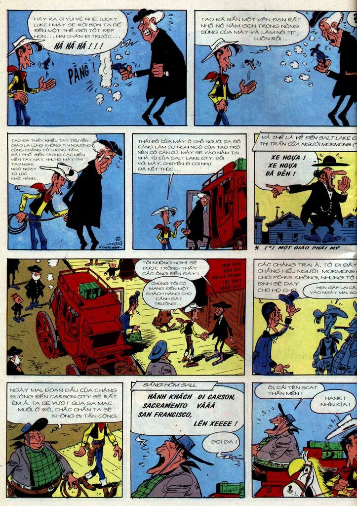 Lucky Luke: Chapter 36: - Chuyen Xe Bao Tap