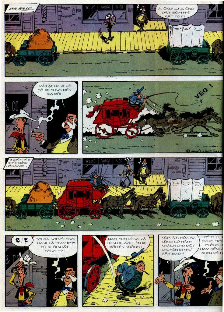 Lucky Luke: Chapter 36: - Chuyen Xe Bao Tap