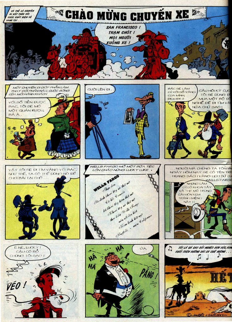 Lucky Luke: Chapter 36: - Chuyen Xe Bao Tap