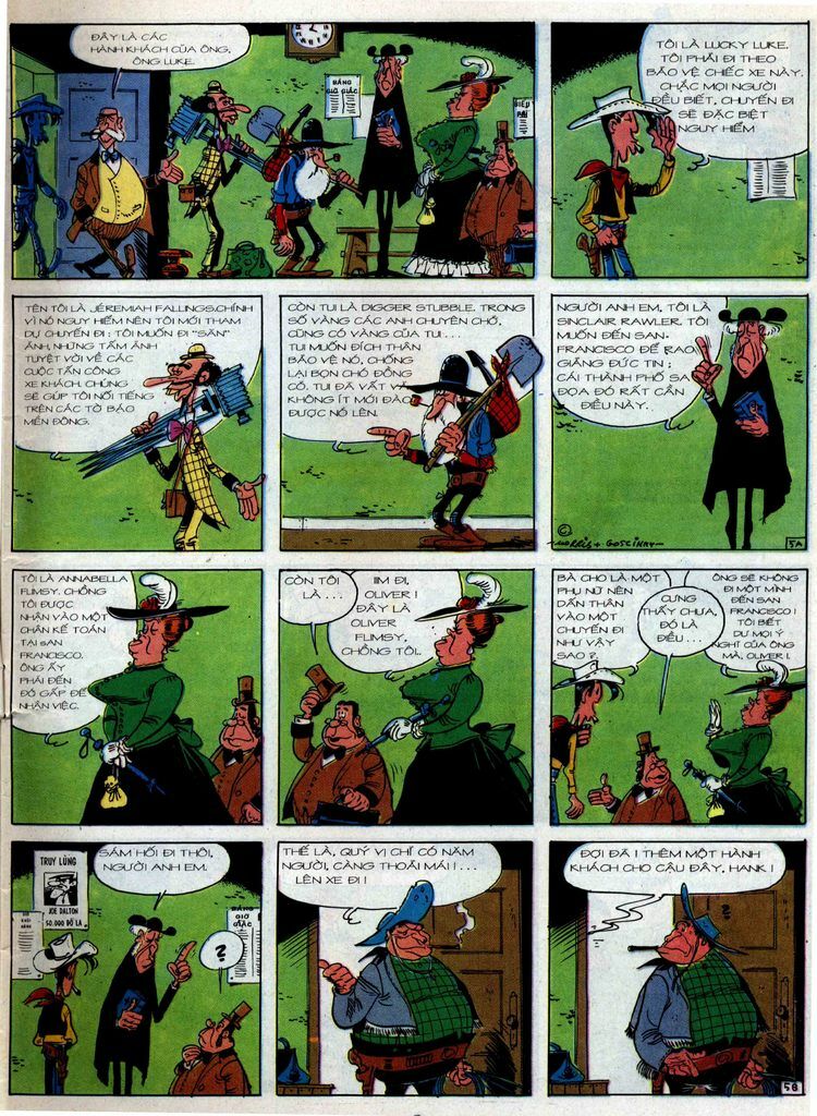 Lucky Luke: Chapter 36: - Chuyen Xe Bao Tap