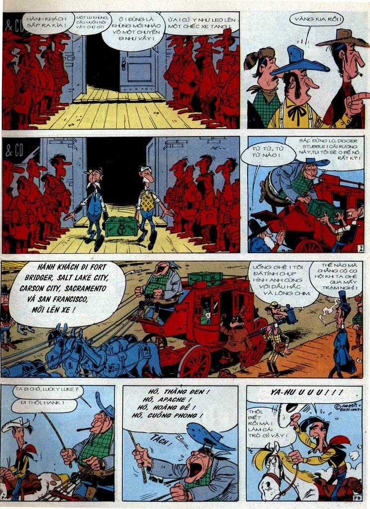 Lucky Luke: Chapter 36: - Chuyen Xe Bao Tap
