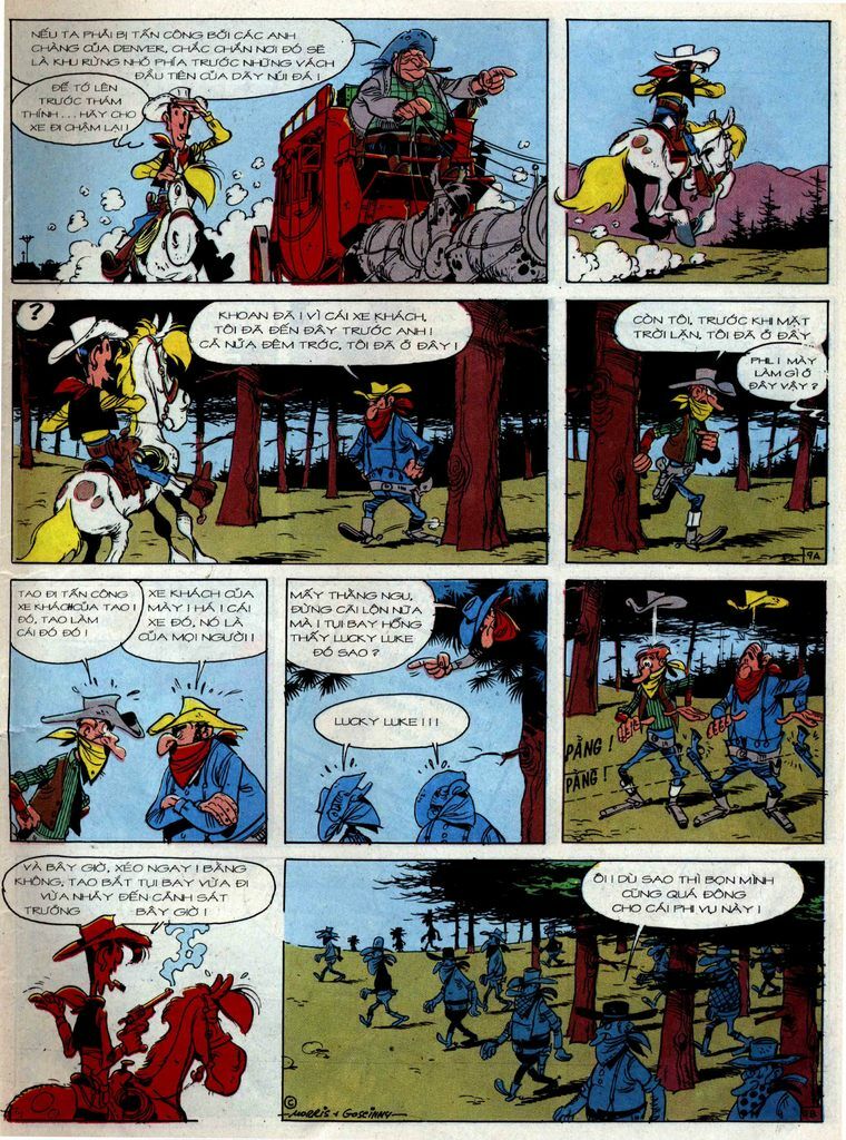 Lucky Luke: Chapter 36: - Chuyen Xe Bao Tap