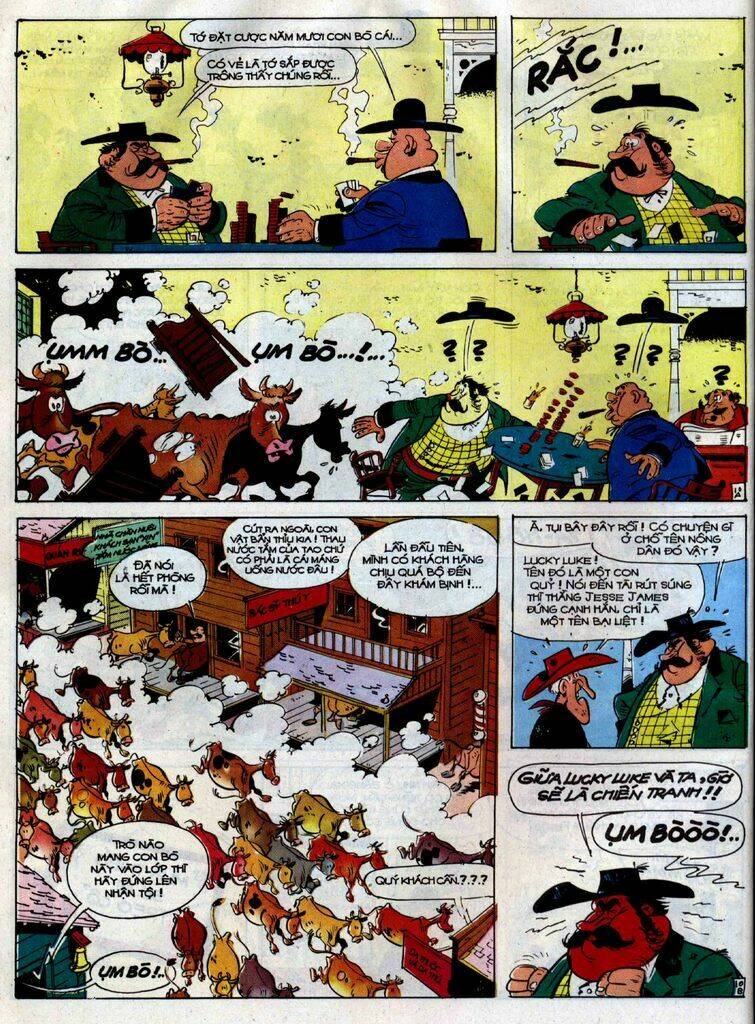Lucky Luke: Chapter 38: - Kem Gai Tren Dong Co