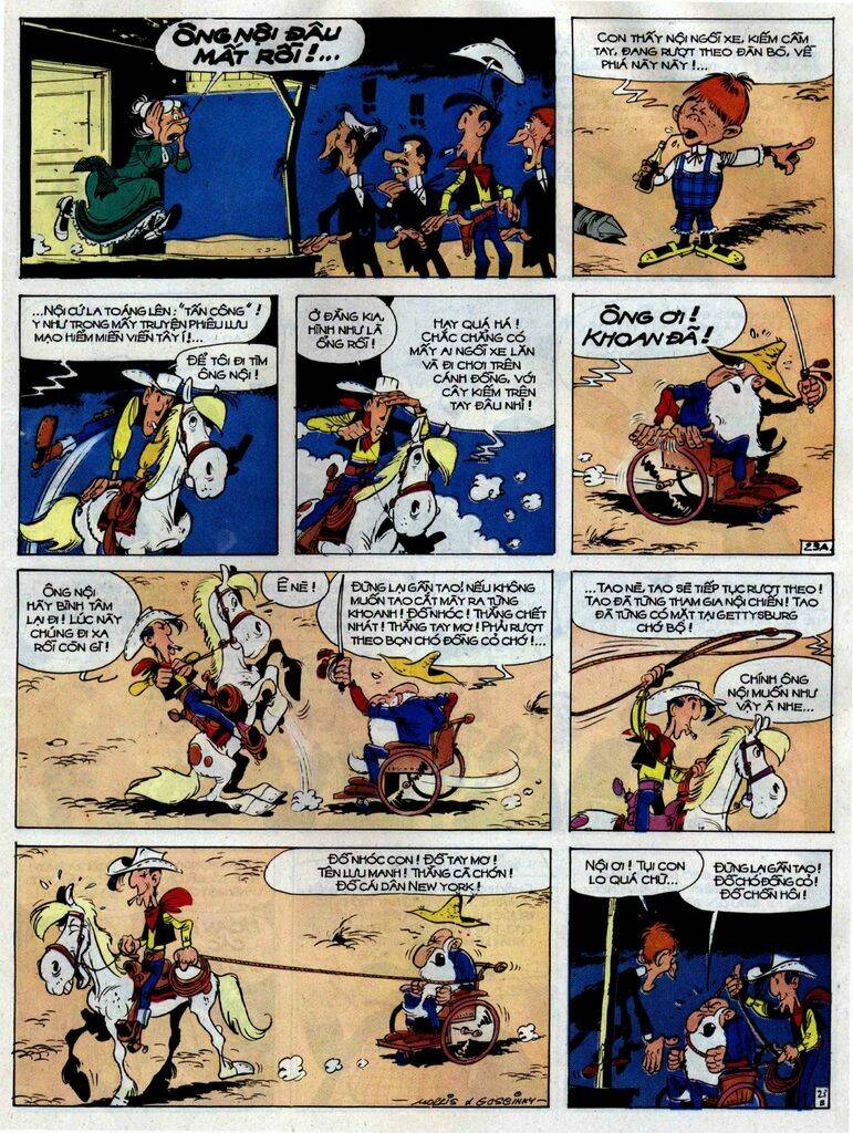 Lucky Luke: Chapter 38: - Kem Gai Tren Dong Co