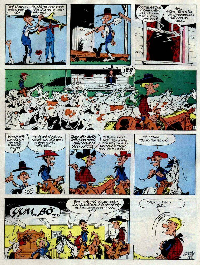 Lucky Luke: Chapter 38: - Kem Gai Tren Dong Co