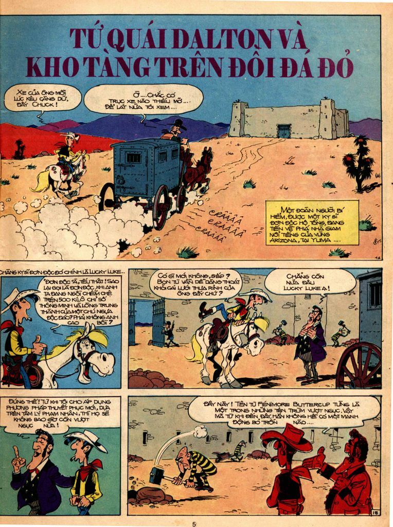 Lucky Luke: Chapter 4: - Tu Quai Dalton Va Kho Tang T ...