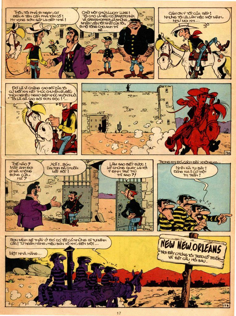 Lucky Luke: Chapter 4: - Tu Quai Dalton Va Kho Tang T ...