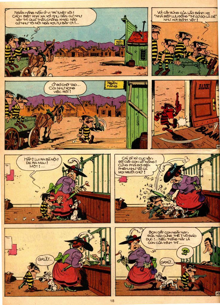 Lucky Luke: Chapter 4: - Tu Quai Dalton Va Kho Tang T ...