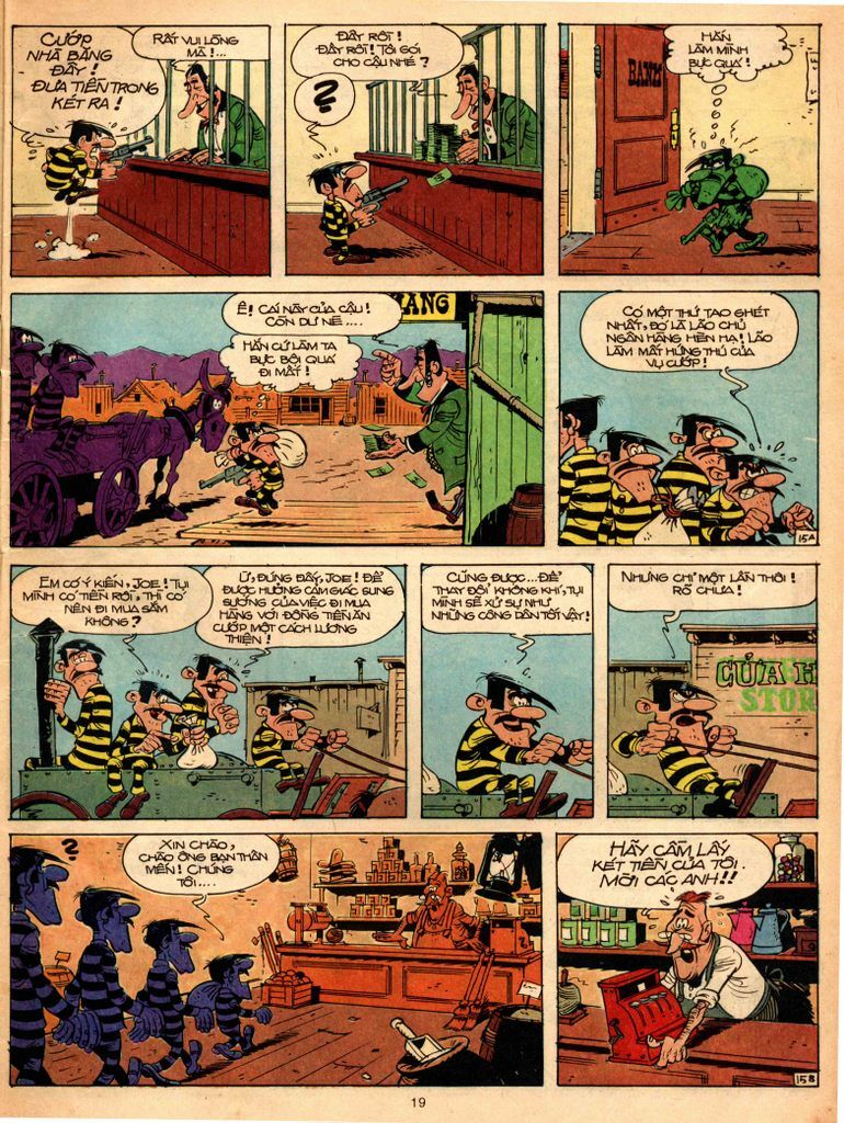Lucky Luke: Chapter 4: - Tu Quai Dalton Va Kho Tang T ...