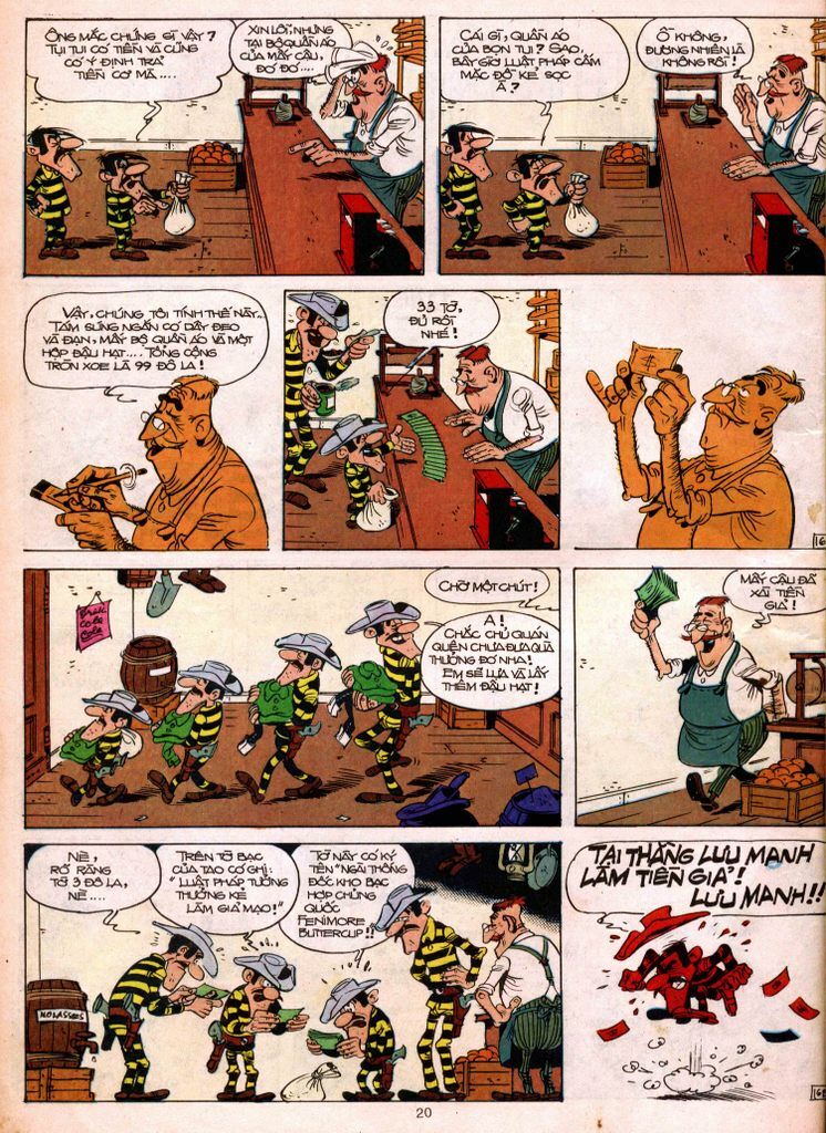 Lucky Luke: Chapter 4: - Tu Quai Dalton Va Kho Tang T ...
