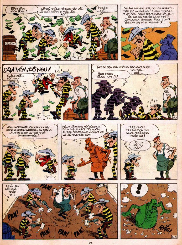 Lucky Luke: Chapter 4: - Tu Quai Dalton Va Kho Tang T ...