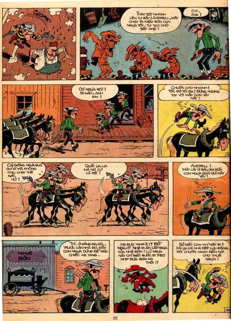 Lucky Luke: Chapter 4: - Tu Quai Dalton Va Kho Tang T ...