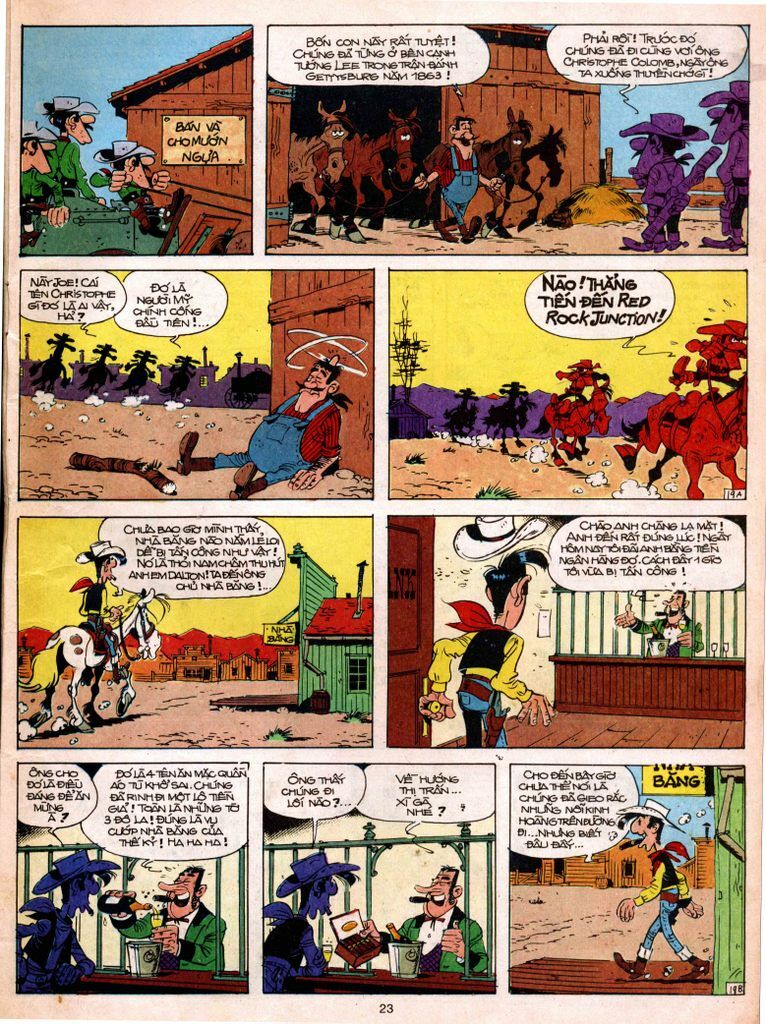 Lucky Luke: Chapter 4: - Tu Quai Dalton Va Kho Tang T ...