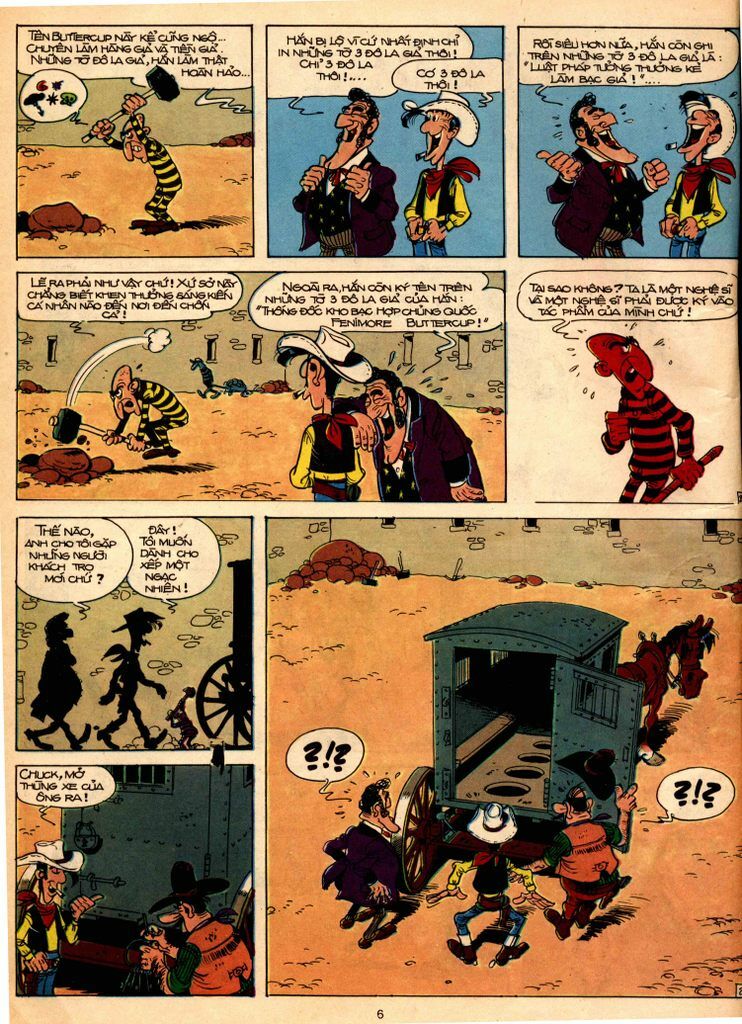Lucky Luke: Chapter 4: - Tu Quai Dalton Va Kho Tang T ...
