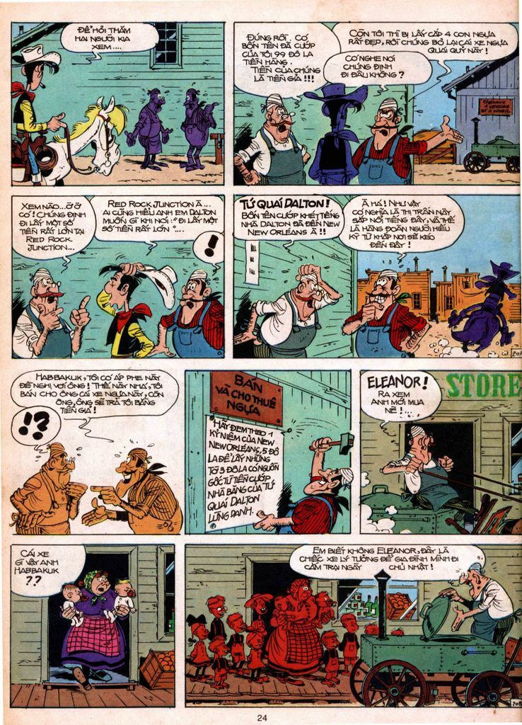 Lucky Luke: Chapter 4: - Tu Quai Dalton Va Kho Tang T ...