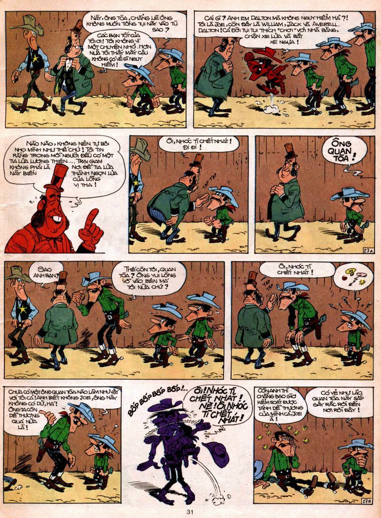 Lucky Luke: Chapter 4: - Tu Quai Dalton Va Kho Tang T ...