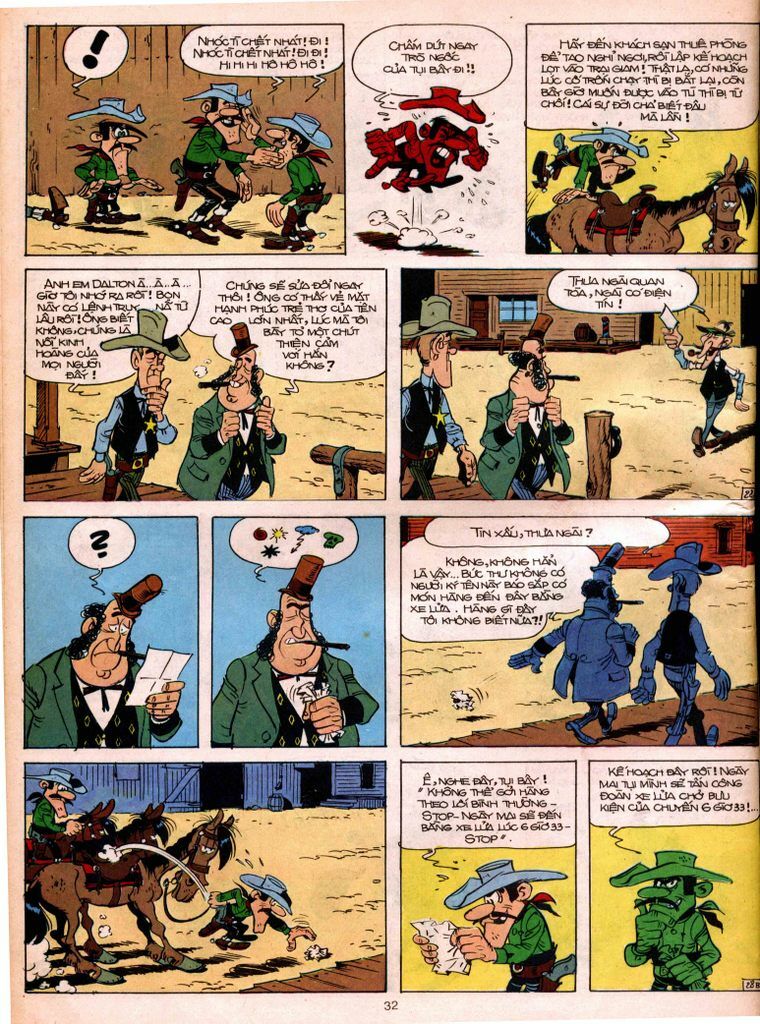Lucky Luke: Chapter 4: - Tu Quai Dalton Va Kho Tang T ...