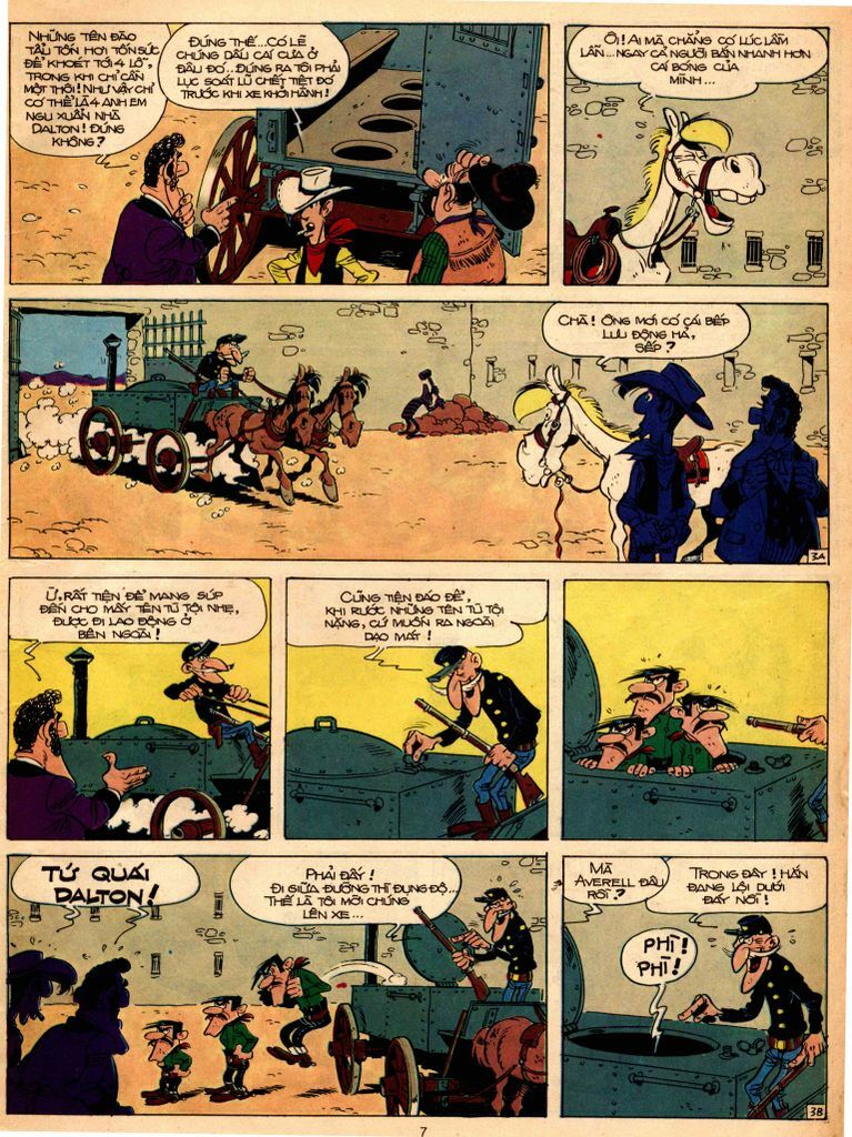 Lucky Luke: Chapter 4: - Tu Quai Dalton Va Kho Tang T ...