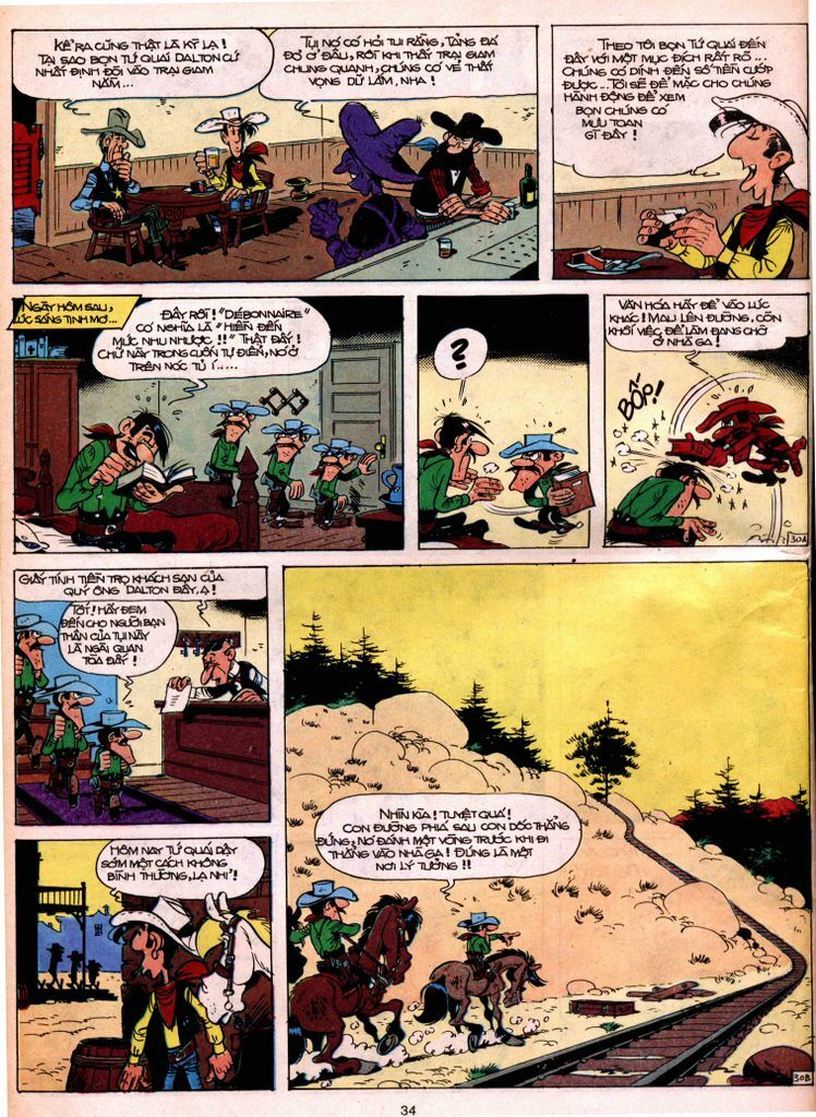 Lucky Luke: Chapter 4: - Tu Quai Dalton Va Kho Tang T ...