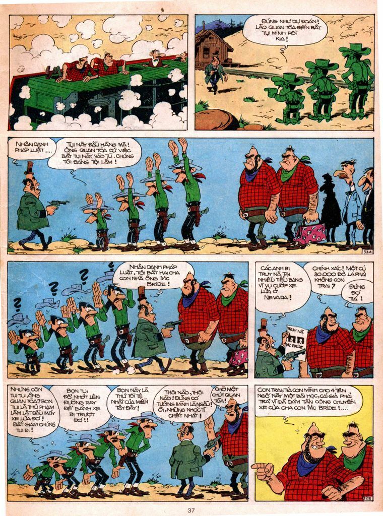 Lucky Luke: Chapter 4: - Tu Quai Dalton Va Kho Tang T ...