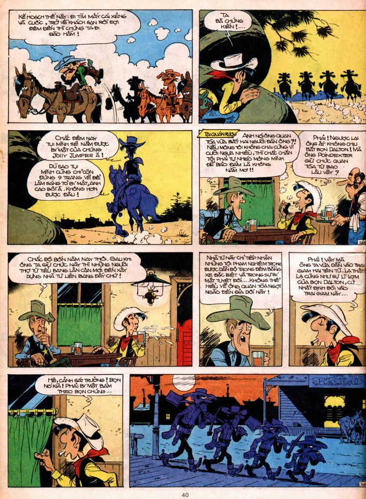 Lucky Luke: Chapter 4: - Tu Quai Dalton Va Kho Tang T ...