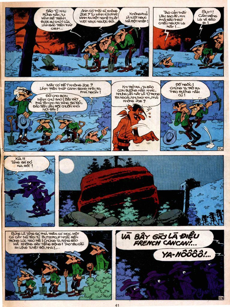 Lucky Luke: Chapter 4: - Tu Quai Dalton Va Kho Tang T ...