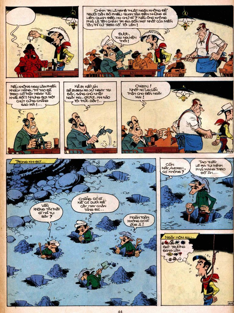 Lucky Luke: Chapter 4: - Tu Quai Dalton Va Kho Tang T ...