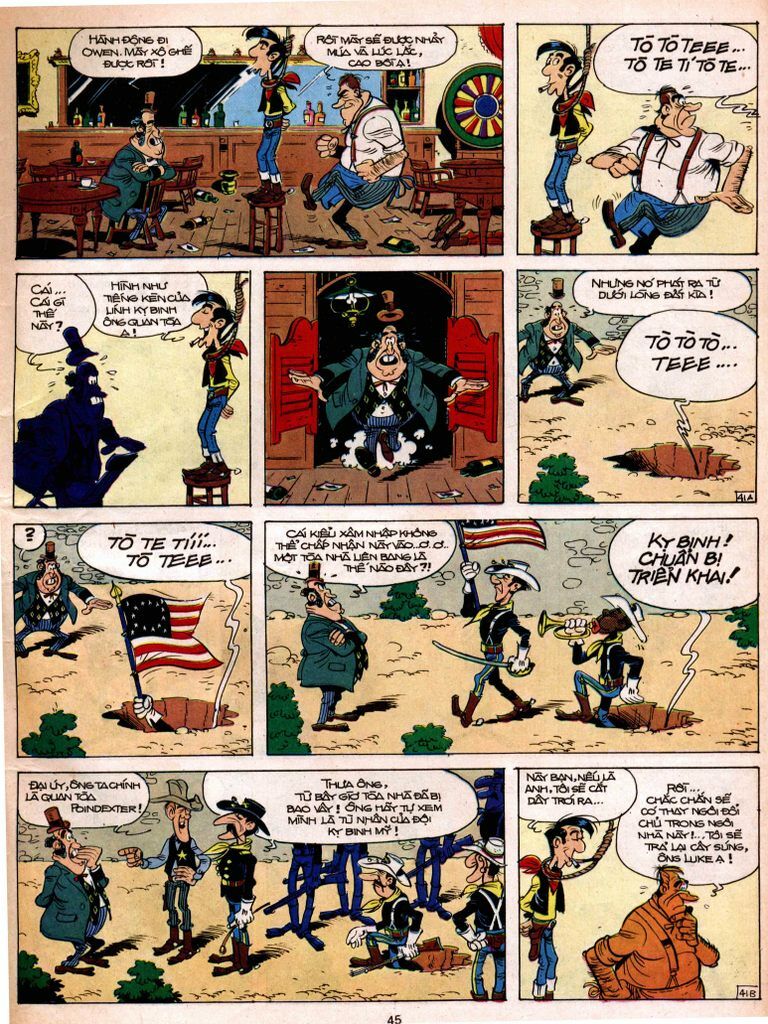 Lucky Luke: Chapter 4: - Tu Quai Dalton Va Kho Tang T ...