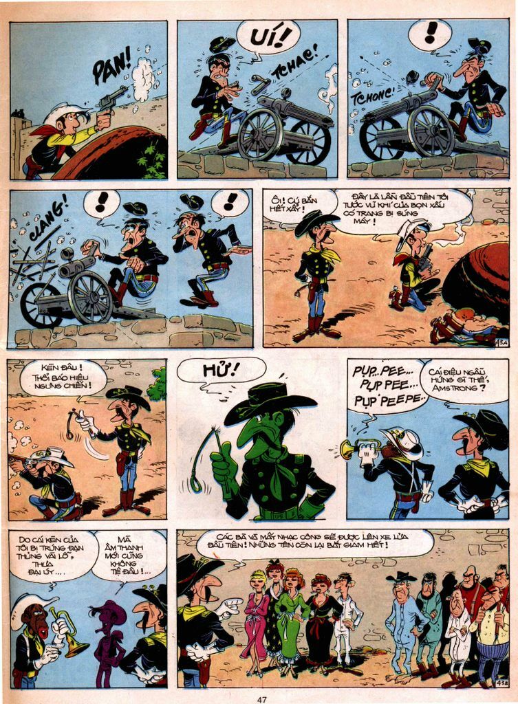 Lucky Luke: Chapter 4: - Tu Quai Dalton Va Kho Tang T ...