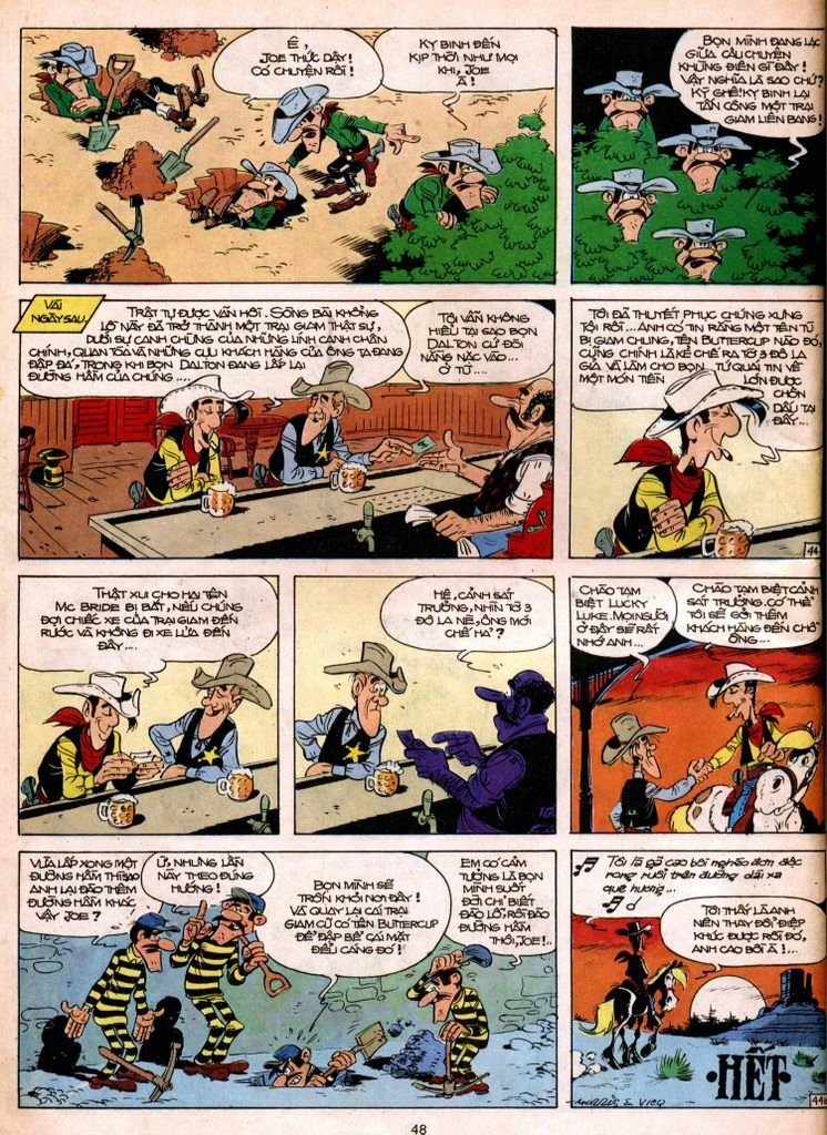 Lucky Luke: Chapter 4: - Tu Quai Dalton Va Kho Tang T ...