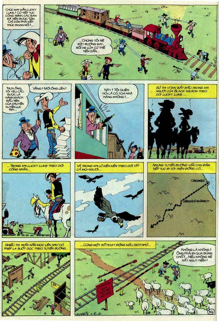 Lucky Luke: Chapter 55: - Duong Ray Tren Dong Co