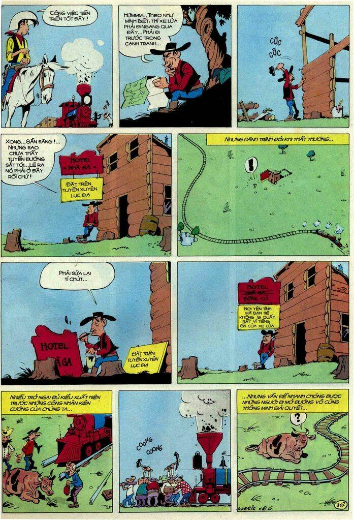 Lucky Luke: Chapter 55: - Duong Ray Tren Dong Co