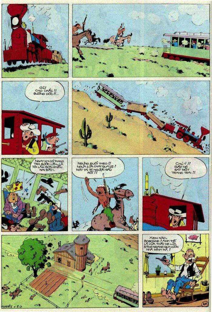 Lucky Luke: Chapter 55: - Duong Ray Tren Dong Co