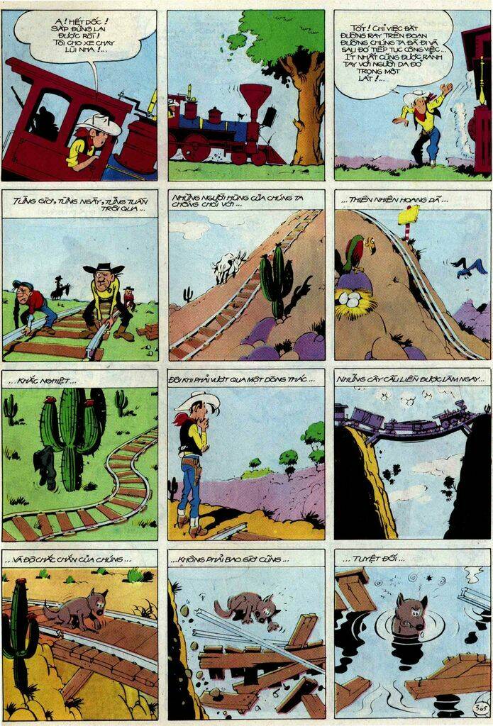 Lucky Luke: Chapter 55: - Duong Ray Tren Dong Co