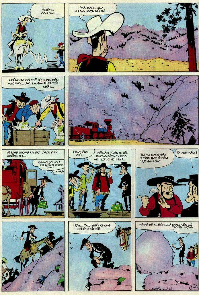 Lucky Luke: Chapter 55: - Duong Ray Tren Dong Co