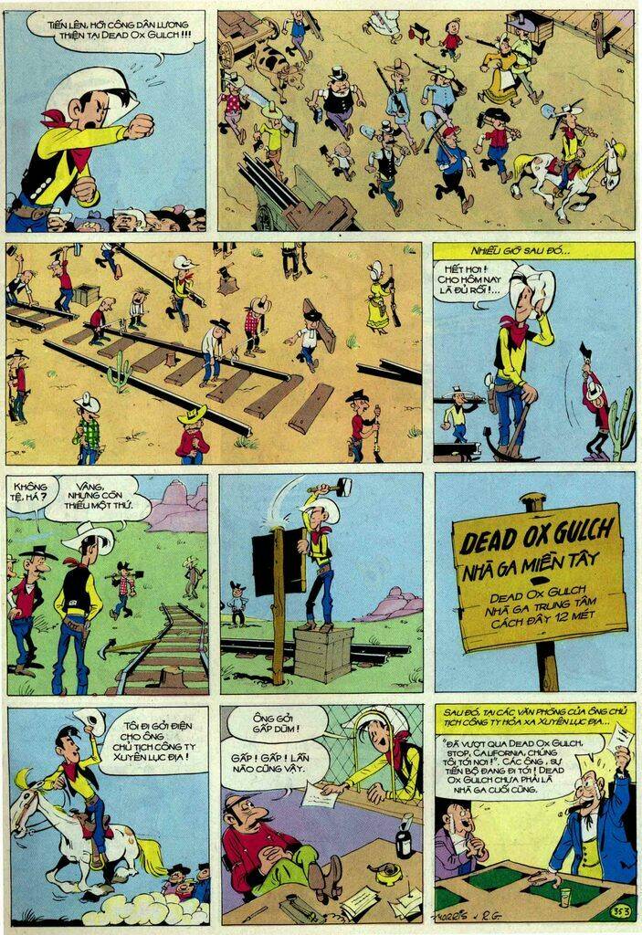 Lucky Luke: Chapter 55: - Duong Ray Tren Dong Co