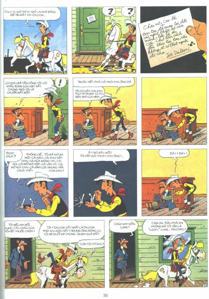 Lucky Luke: Chapter 61: - Marcel Dalton chu cua tu qua ...
