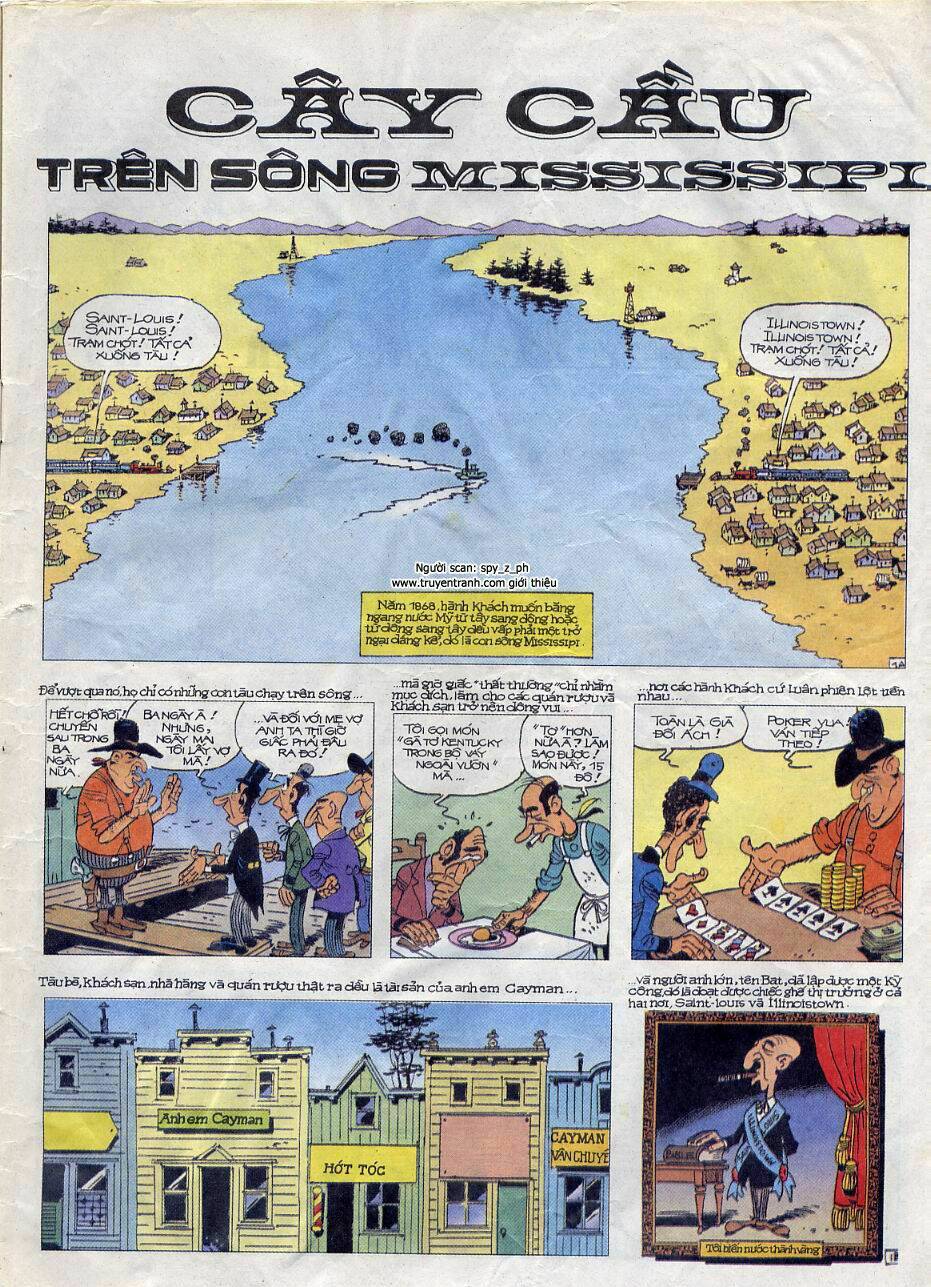 Lucky Luke: Chapter 66: - Cay cau tren song Mississipp ...