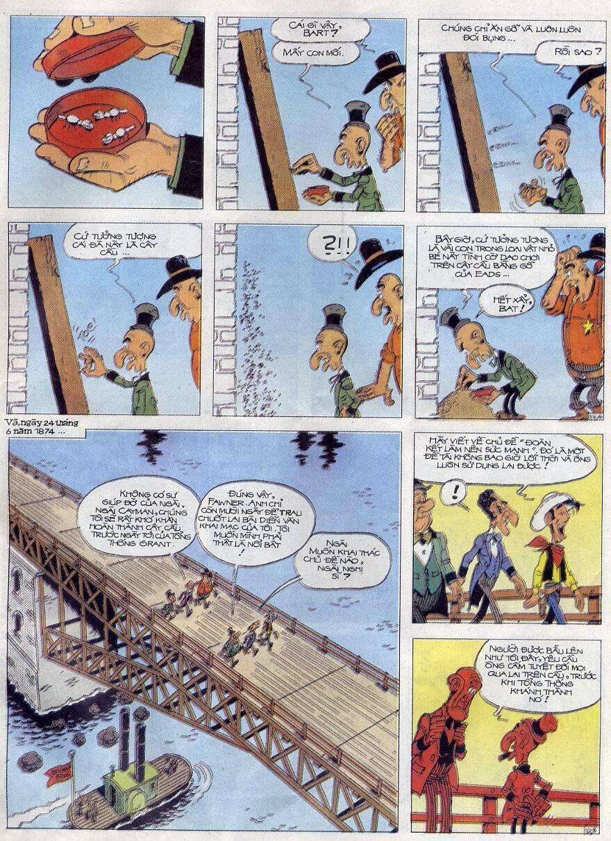 Lucky Luke: Chapter 66: - Cay cau tren song Mississipp ...