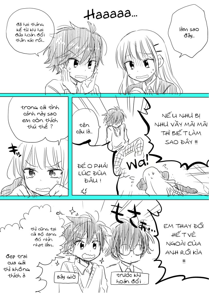 Nakami ga irekawatte shimatta danjo no futago: Chapter 1: One shot