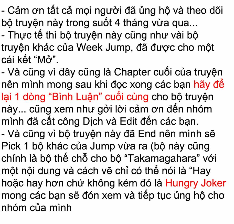 Quyền Lực Thần Thánh: Chapter 17: End