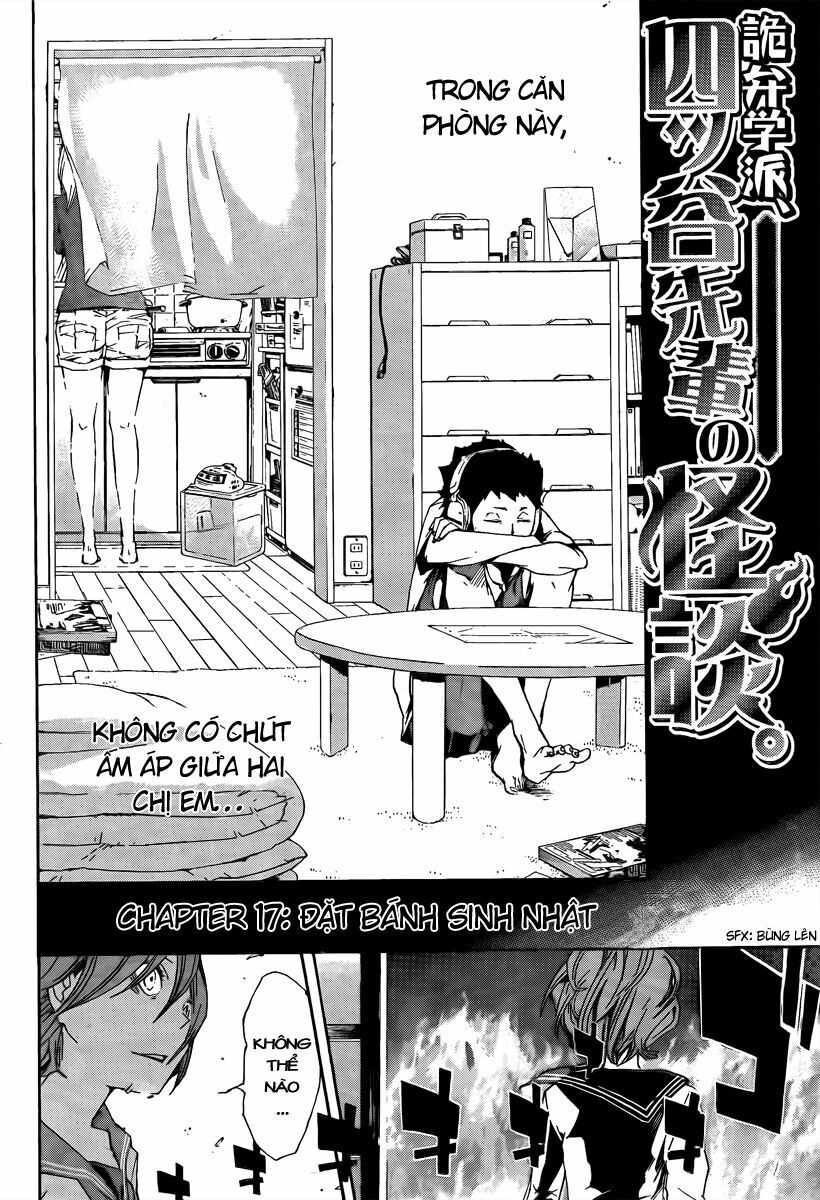 Kiben Gakuha, Yotsuya Senpai no Kaidan: Chapter 17: Đặ ...