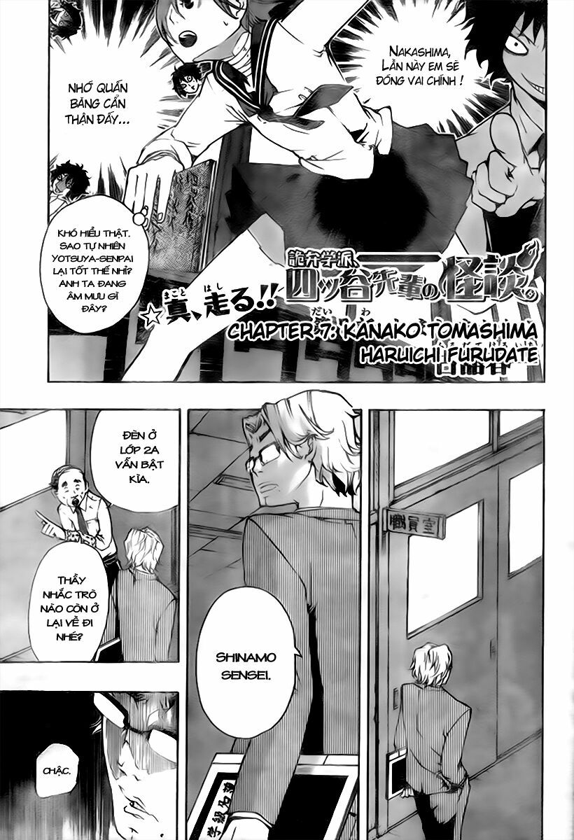 Kiben Gakuha, Yotsuya Senpai no Kaidan: Chapter 7: To ...