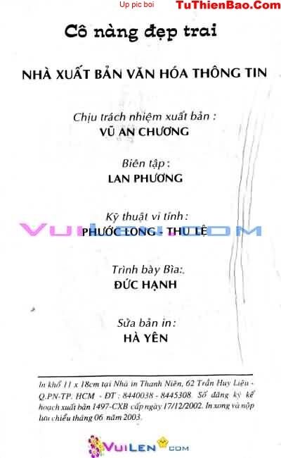 Cô Nàng Đẹp Trai: Chapter 1