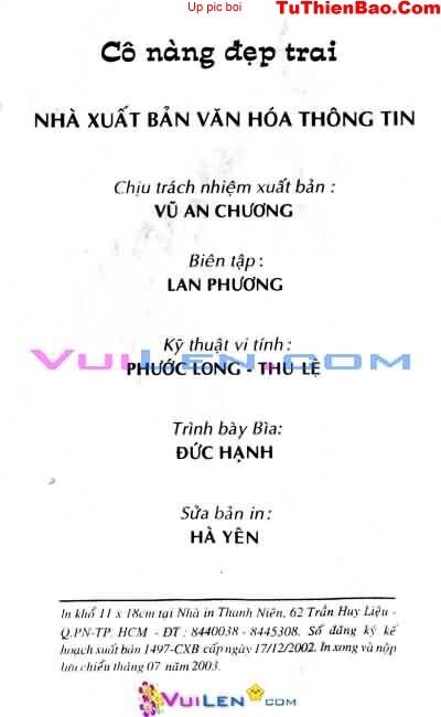 Cô Nàng Đẹp Trai: Chapter 3