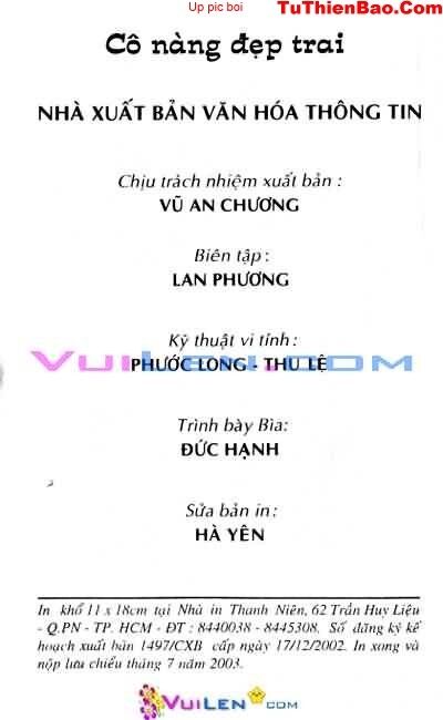 Cô Nàng Đẹp Trai: Chapter 6