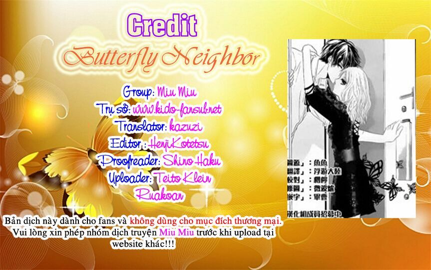 Butterfly neighbour: Chapter 1: Oneshot
