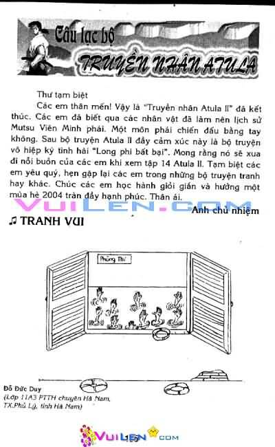 Truyền Nhân Atula Phần II: Chapter 14